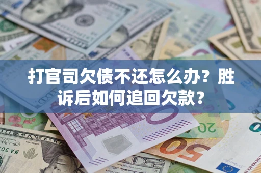 北京打官司欠债不还怎么办？胜诉后如何追回欠款？