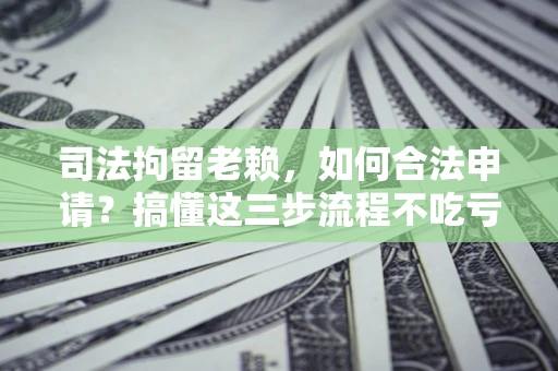 北京司法拘留老赖，如何合法申请？搞懂这三步流程不吃亏！
