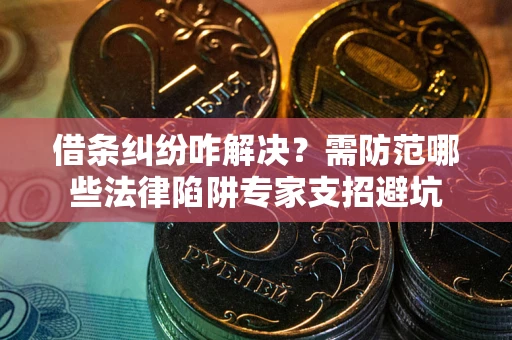 北京借条纠纷咋解决？需防范哪些法律陷阱专家支招避坑